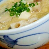 豆乳とお味噌の温まるスープ